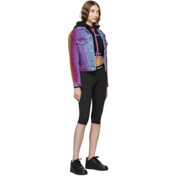 BB2. PALM ANGELS CROPPED NEW BASIC HOODIE - Picture 6 of 15